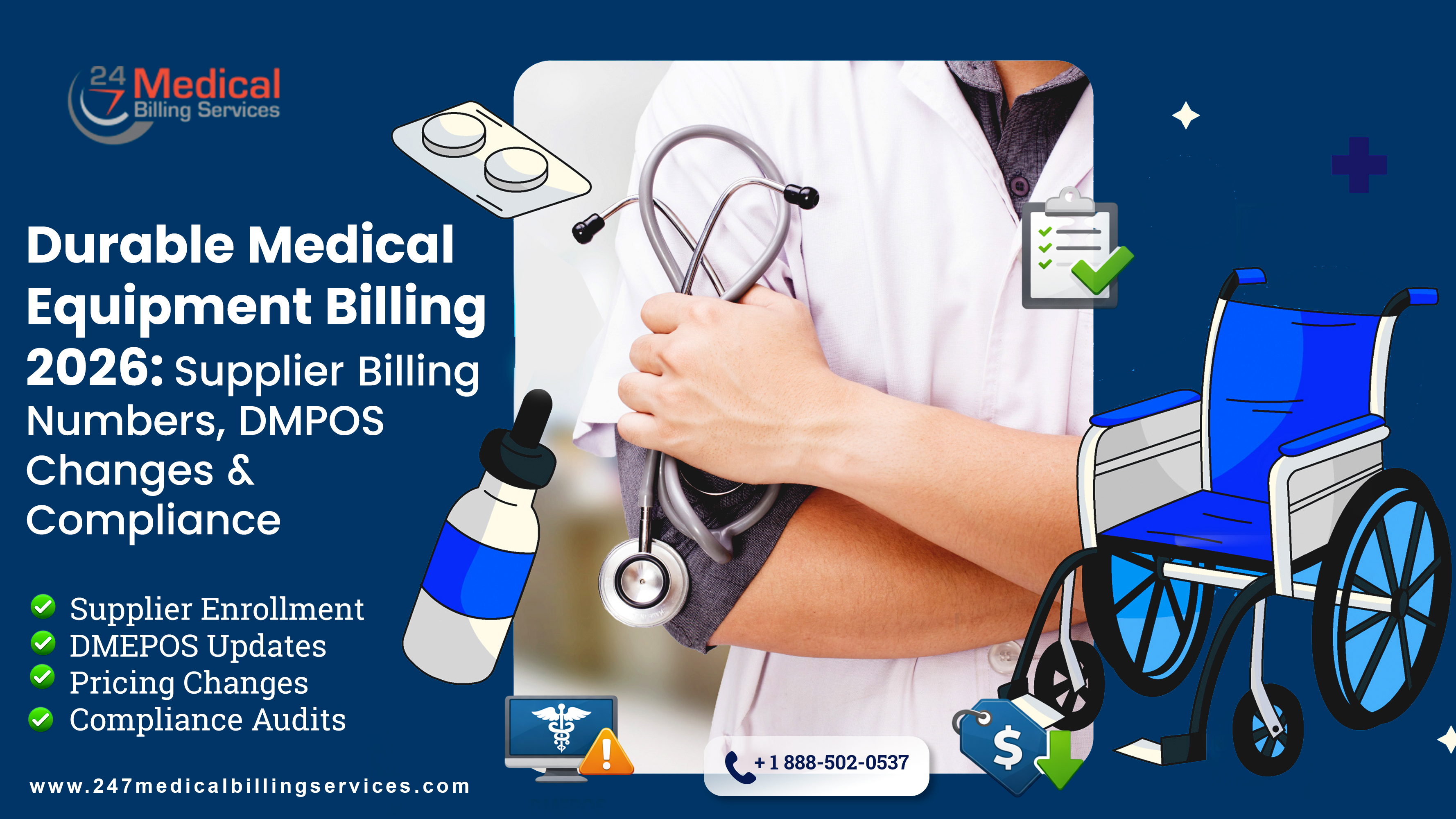 Durable Medical Equipment Billing 2026: Supplier Billing Numbers, DMEPOS Changes; Compliance